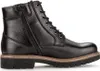 A black leather boot is shown against a white background. Produktbild-Vorschau
