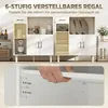 Credenza da cucina HOMCOM con cassetto, 2 ante, ripiano Anteprima dell’immagine prodotto 6