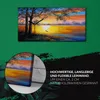 Leinwand Uhr Küche Wohnzimmer Bild Kunstdruck 60x30 Gemälde Produktbild-Vorschau 5