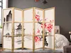 Orient Japonský paraván 225x172 cm 5-dielny béžový Náhľad obrázku produktu 2