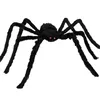 Halloweenská pavoučí dekorace Realistický pavouk Černý Náhled obrázku produktu 1