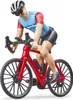 Vélo de route Bruder avec figurine de cycliste Voir les images du produit 1