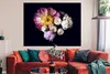 MuchoWow® Poster Blumen - Rosa - Pastell 160x120 cm - Foto Produktbild-Vorschau 2