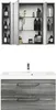 Pelipal Badmöbel-Set BxHxT 90 x 200 x 50,8 cm Frontfarbe Produktbild-Vorschau 1