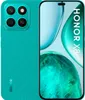 A teal Honor X8c smartphone is shown with a textured back and a screen displaying a green abstract image. The text 'HONOR X8c' is displayed vertically on the screen. Náhled obrázku produktu
