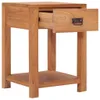 Nachttisch 35x35x50 cm Massivholz Teak Produktbild-Vorschau 2