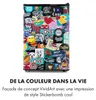 KLARSTEIN Cool Vibe - réfrigérateur,  porte avec sticker Voir les images du produit 3