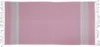 Rosa/Weißes Fouta-Hamamtuch (für Sauna & Strand) Produktbild-Vorschau 2