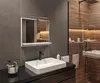 Badspiegel mit Beleuchtung Weiß H:50 x B:60 cm - Bathroom Produktbild-Vorschau 8