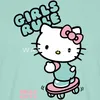 Spreadshirt Hello Kitty Auf Skateboard Girls Rule Männer Produktbild-Vorschau 2