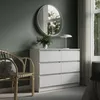 Commode avec 6 tiroirs 100x78 cm Commode blanche en bois Voir les images du produit 1