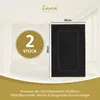 Lavea® 2er Set Badematte 50x80 cm, Badezimmerteppich 100% Produktbild-Vorschau 2