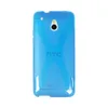 PhoneNatic Case kompatibel mit HTC One Mini - blau Silikon Produktbild-Vorschau 3