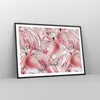 Gerahmtes Poster - Schwarzer Rahmen - Flamingo Pink Exotik Produktbild-Vorschau 8