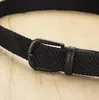 Pružný černý elegantní pletený pásek ke kalhotám Náhled obrázku produktu 4