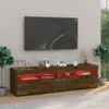 vidaXL TV-Schrank mit LED-Leuchten 2 Stk. Räuchereiche Produktbild-Vorschau 11
