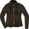 Merlin Buxton II Damen Motorrad Wachsjacke, oliv, S Produktbild-Vorschau 1