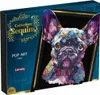 COLLECTION SEQUINS - Flitrové umenie PopArt dog Náhľad obrázku produktu 1