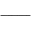 A dark gray, wavy awning valance is shown horizontally against a white background. Produktbild-Vorschau