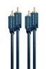 ClickTronic 1m Stereo Audio, Samec, 2 x RCA, Samec, 1 m, Náhled obrázku produktu 6