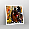 Poster - Poster ohne Rahmen - Wein Abstraktion - 60x60 cm - Produktbild-Vorschau 7