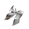A single silver bow on a white background. Náhľad obrázku produktu
