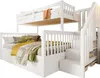 Letto a castello Merax 90x200 e 140x200 cm, letto per Anteprima dell’immagine prodotto 9