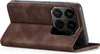 A brown flip case for a smartphone is shown. Produktbild-Vorschau