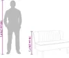 Sofa Stoff 117 x 55,5 x 77 cm Grün Produktbild-Vorschau 7