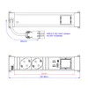 Bachmann Power Frame M 2Xcee7/3, 1Xusb A&C 22W 1Xcm 0,2M Produktbild-Vorschau 2