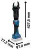 Akku-Hydraulischer Kabelschneider GKH 18V-50 in XL-BOXX Produktbild-Vorschau 3
