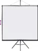 A white projection screen on a tripod stand. Anteprima dell’immagine prodotto