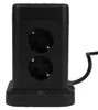 Huslog prolunga verticale con USB HUS1004, torre a 8 prese, Anteprima dell’immagine prodotto 1
