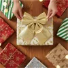 Geschenkschleife Groß - Gold Samtschleife Dekoration 24 cm Produktbild-Vorschau 2