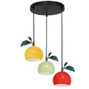 Lampada a sospensione colorata a forma di foglia di mela Anteprima dell’immagine prodotto 1