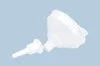 A white funnel and its detachable spout are shown against a light blue background. Anteprima dell’immagine prodotto