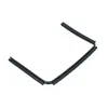 A black rubber seal or gasket shaped like a U, isolated on a white background. Produktbild-Vorschau