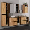 Bad-Hochschrank hängend VAMI Craft Eiche, Schwarz 10 Produktbild-Vorschau 5