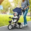 HOMCOM 6 in 1 Dreirad mit Schubstange, Kinderdreirad mit Produktbild-Vorschau 2