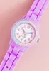A close-up shot of a child's watch with a unicorn design. Podgląd zdjęcia produktu