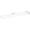 Wandregal 140x20x2,5 cm Rechteckig Massivholz Akazie Produktbild-Vorschau 8