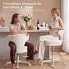 COMHOMA Make-up stoel met wielen, make-up stoel met Productafbeelding-voorbeeld 6