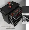 Servante d'atelier 7 tiroirs - noir Voir les images du produit 5