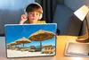 MuchoWow® Laptop Aufkleber Sticker Cover Strandkorb - Produktbild-Vorschau 3