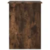 vidaXL Schreibtisch Räuchereiche 100x55x75 cm Holzwerkstoff Produktbild-Vorschau 5