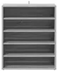 vidaXL Armoire à chaussures Gris Sonoma 60x35x70 cm Bois Voir les images du produit 6
