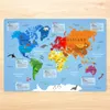 robustní vinylové prostírání - dětské prostírání s mapou Náhled obrázku produktu 2
