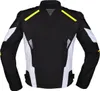 Giacca da moto Modeka Lineos, nero/bianco/giallo, XL Anteprima dell’immagine prodotto 2
