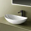 EMKE Vasque ovale à poser Vasque en céramique Blanc Voir les images du produit 1