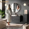 Set di mobili da bagno Livinity Amalfi Rovere bianco/dorato Anteprima dell’immagine prodotto 4